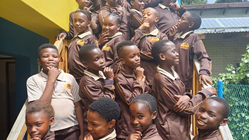 Learners celebrating together